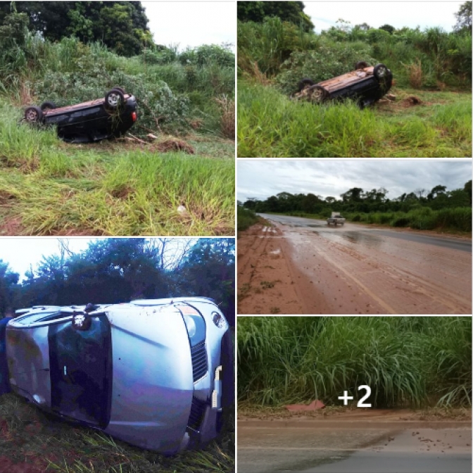 ALERTA: Trecho da BR-262 com acúmulo de lama e &quot;cachoeira&quot; na pista provoca dois capotamentos em um único dia em Três Lagoas