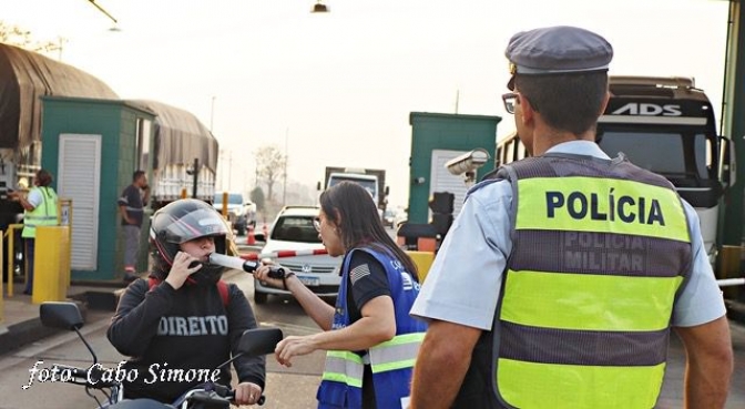 POLÍCIA MILITAR RODOVIÁRIA, DETRAN/SP e POLÍCIA CIVIL REALIZARAM OPERAÇÃO DIREÇÃO SEGURA INTEGRADA NO PEDÁGIO DE CASTILHO/SP