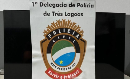 Polícia Civil de Três Lagoas recupera TV furtada na Unimed e prende suspeitos