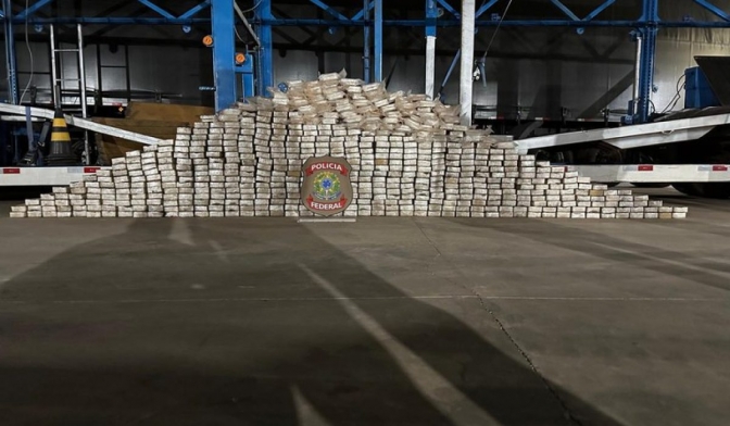 Polícia Federal de Três Lagoas apreende mais de 600 kg de cocaína em Brasilândia