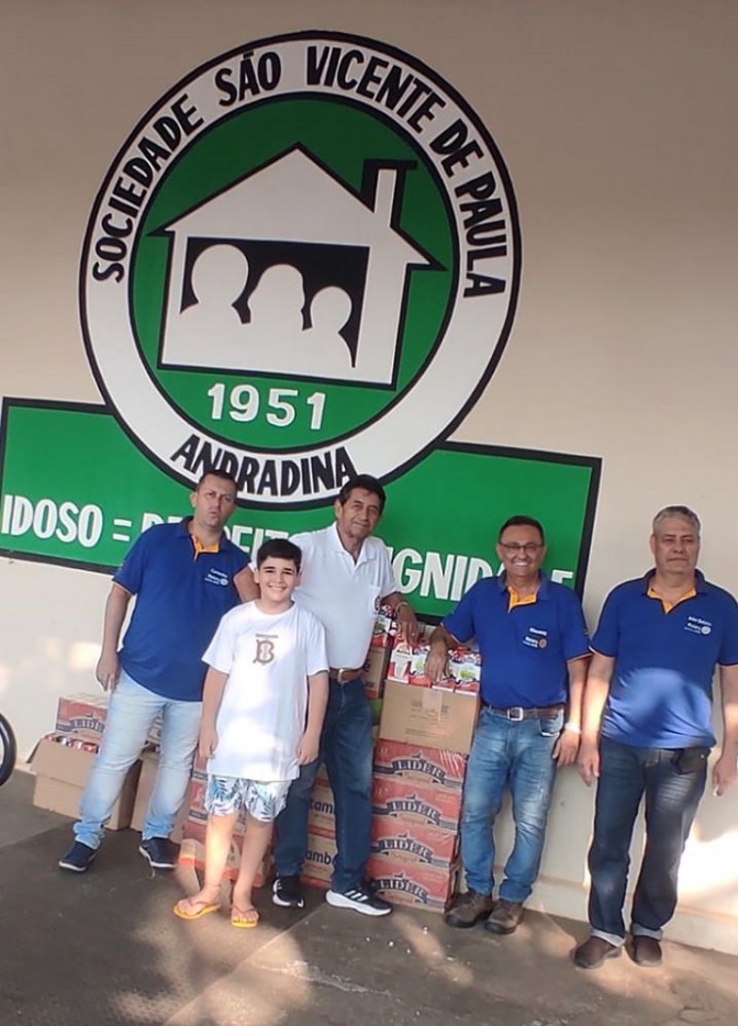 Passeio Ciclístico Solidário: Entrega de 342 litros de leite ao Asilo de Andradina