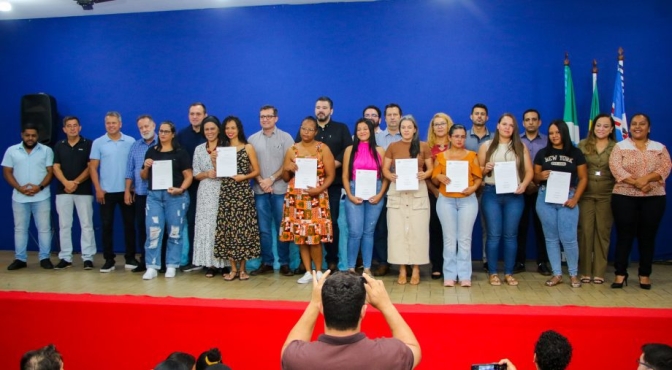 Prefeitura de Três Lagoas realiza primeira Cerimônia de Posse de 2025 para servidores da Educação