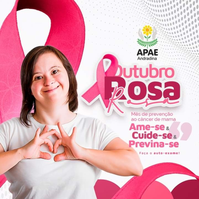 APAE de Andradina apoia à conscientização e prevenção do câncer de mama