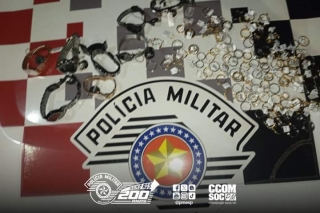 Polícia Militar prende homem por furto e recupera joias em Dracena