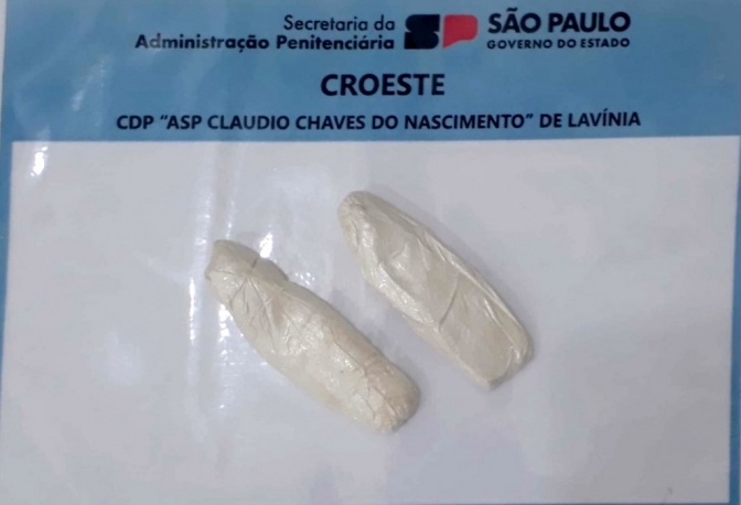 Agentes do CDP de Lavínia apreendem cocaína com mãe de preso