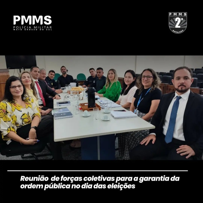 PM, PF, PC, PRF, PJ e MP realizaram reunião estratégica da Segurança Pública para eleições em Três Lagoas