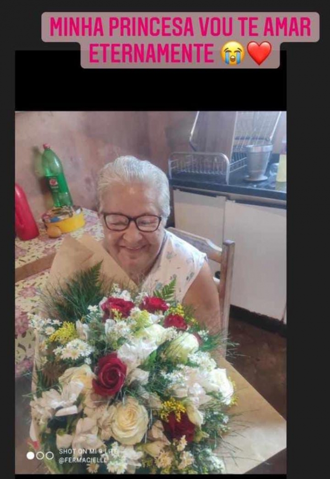 ANDRADINA CHORA  A PERDA DA SENHORA  ALDA MACIEL PEREIRA DE 87 ANOS