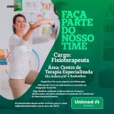 Unimed Andradina tem vaga de emprego de psicólogo, psicopedagogo, terapeuta ocupacional e outras funções