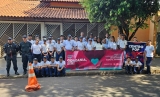 Patrulha Mirim da Polícia Militar em Três Lagoas participa de Blitz educativa