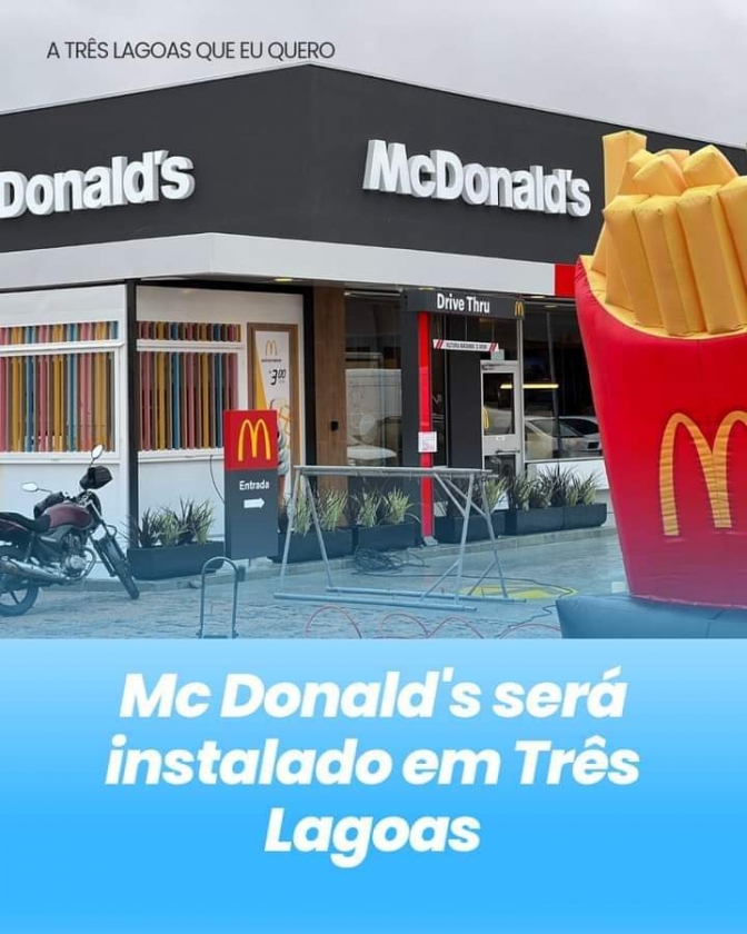 MCDONALDS EM TRÊS LAGOAS