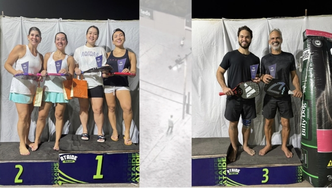 Beach Tennis em Andradina: Ataide Arena comemora aniversário com torneio e mirandopolenses brilham nos pódios