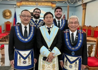 Em Mirandópolis Loja Maçônica Fraternidade e Labor realizou posse do Venerável Mestre  Heberton Shimada