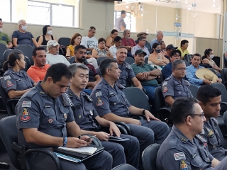 Agricultores recebem palestra de policiais do 28º BPM/I de Andradina para agilizar atendimento de ocorrências