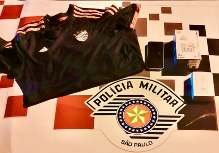 POLÍCIA MILITAR DE ANDRADINA PRENDE AUTOR DE FURTO E RECUPERA CELULAR
