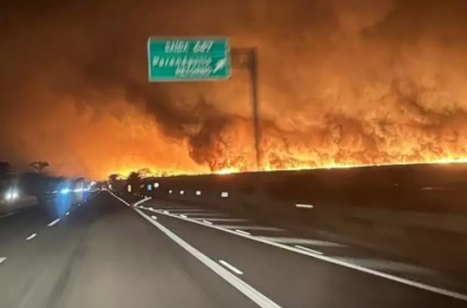 Incêndio causa interdição da Marechal Rondon entre Andradina e Castilho