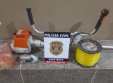 POLÍCIA CIVIL RECUPERA EQUIPAMENTO AVALIADO EM CERCA DE R$ 4 MIL FURTADO DE CONCESSIONÁRIA DE RODOVIA EM PAULICÉIA