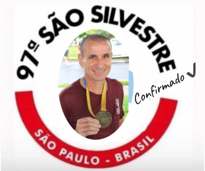 Veterano da PM de Andradina, Sebolla representará Andradina na 97º Corrida de São Silvestre