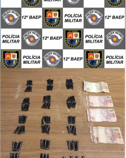 12° BAEP de Araçatuba prende indivíduo por tráfico de drogas, alvo de combate ao crime bairro Paraíso