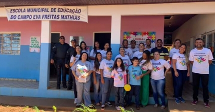 Polícia Militar de Água Clara participa de Palestras na Escolas Rurais