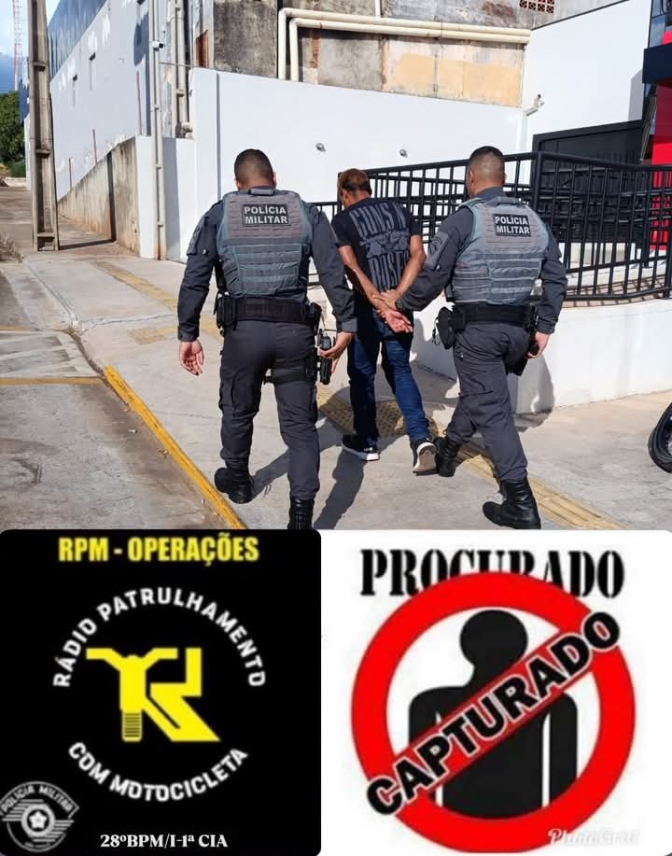 Procurado é capturado pela Patrulha de Motos durante patrulhamento no centro de Andradina