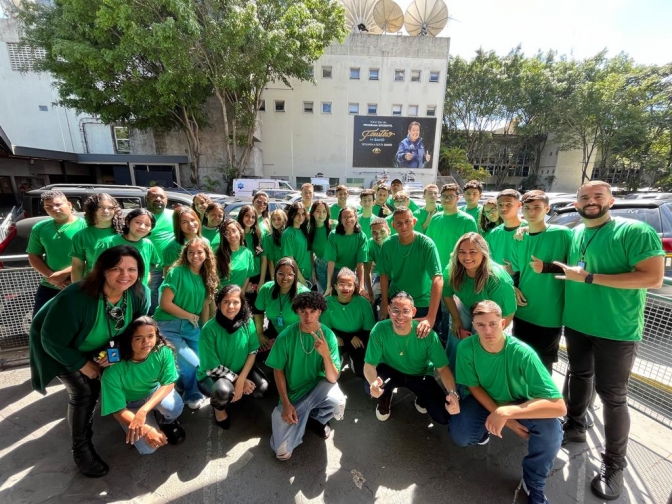 Ô loco, meu! Alunos do Armel Miranda de Castilho participam do ‘’Faustão na Band’’