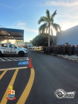 Tiro de Guerra 02-007 participa de palestra e visita as instalações do 28° BPM/I de Andradina