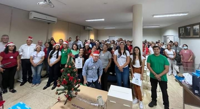 Santa Casa de Araçatuba fez a confraternização do final do ano