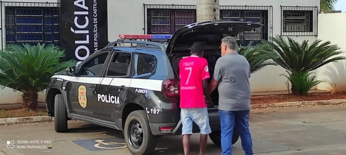 Homem condenado por roubo é preso pela Polícia Militar em Castilho