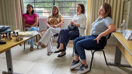 Primeira-dama de Araçatuba conhece Programa Cozinha Alimento em Piacatu
