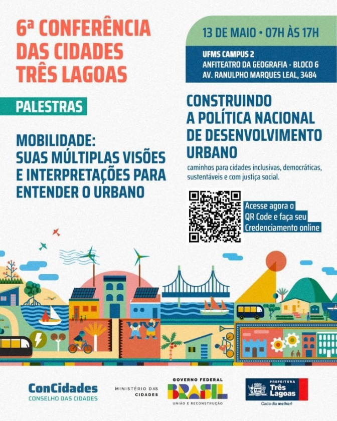 6ª Conferência das Cidades com foco em mobilidade e desenvolvimento urbano será no dia 13 em TL