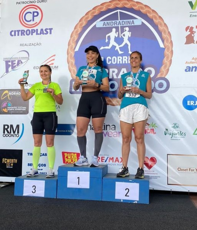 ELAINE VOGEL ALCANÇA O PÓDIO DA 2ª CORRIDA DO REI DO GADO EM ANDRADINA