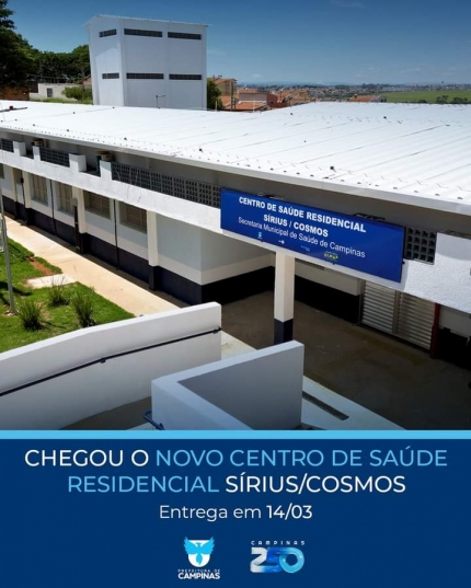 Em Campinas Novo Centro de Saúde Residencial Sírius/Cosmos