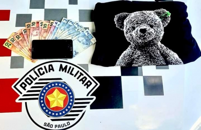 Polícia Militar de Mirandopolis prende em flagrante autor de roubo de estabelecimento comercial