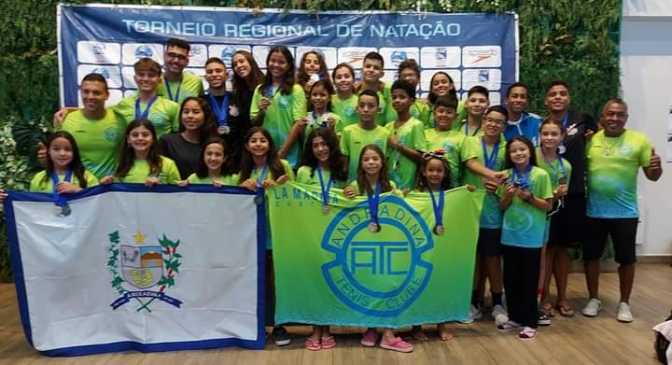 Natação Andradinense conquista 68 medalhas em Catanduva
