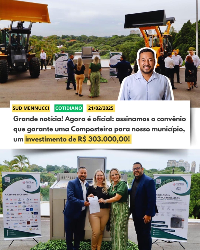 PREFEITO DE SUD MENNUCCI E VEREADORAS VALERIA GARCIA E PAULA ALEGRE PARTICIPARAM DO LANÇAMENTO DO PROGRAMA &quot;NOSSO AGRO TEM FORÇA&quot; DO GOVERNO DE SP