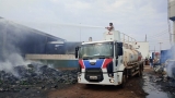 Incêndio destrói barracão da Cooperativa Arara Azul em Três Lagoas
