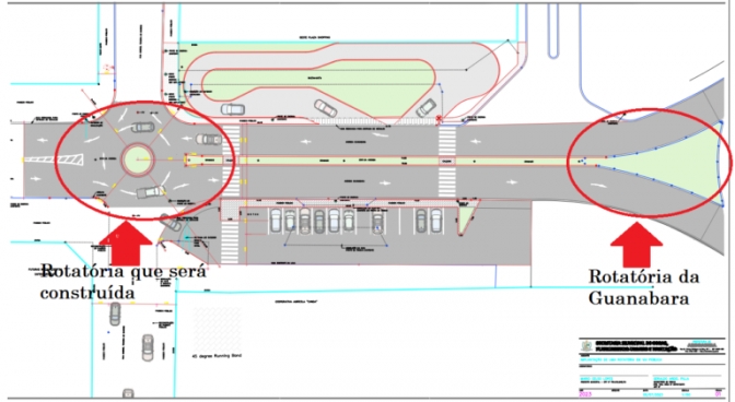 Prefeitura de Andradina vai gastar mais de R$ 200 mil para construir rotatória a poucos metros do trevo da Guanabara