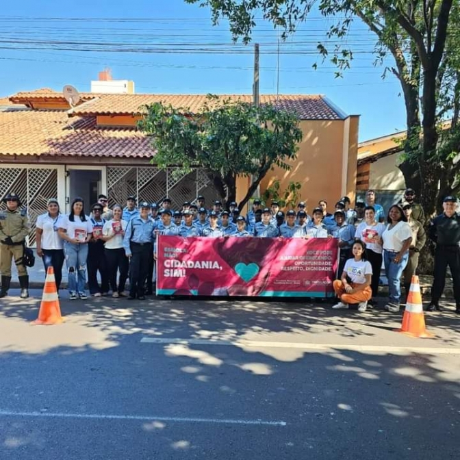 Patrulha Mirim de Três Lagoas participa de blitz educativa