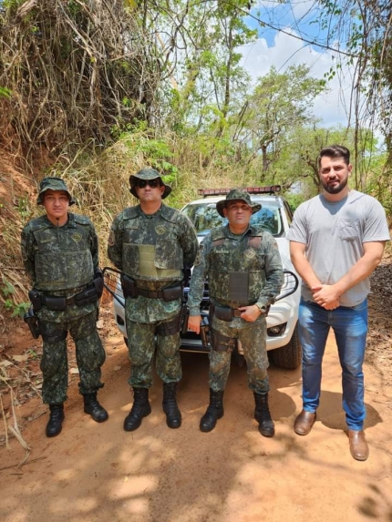 Polícia Ambiental realizou fiscalização nas estradas rurais em Lavinia