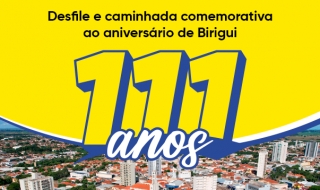 Birigui terá desfile militar e caminhada na praça Dr. Gama para celebrar seus 111 anos de fundação