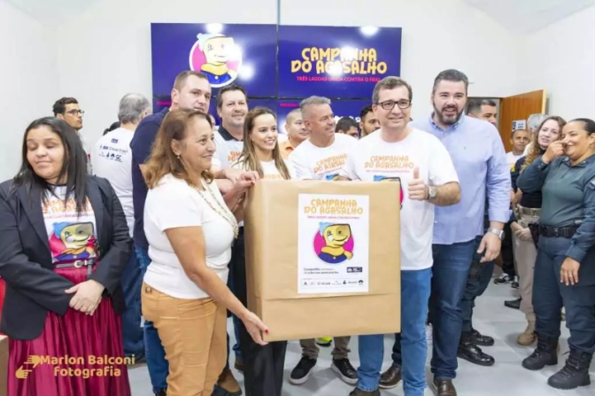 Primeira-dama e Sindicato na Campanha do Agasalho em Três Lagoas