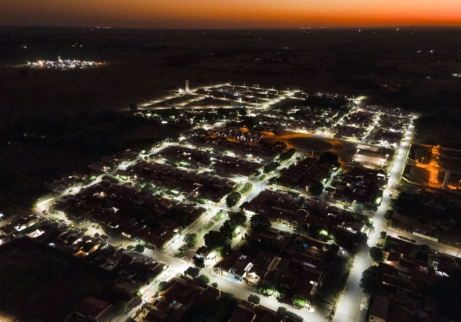 Vila São João está recebendo iluminação Led em Andradina