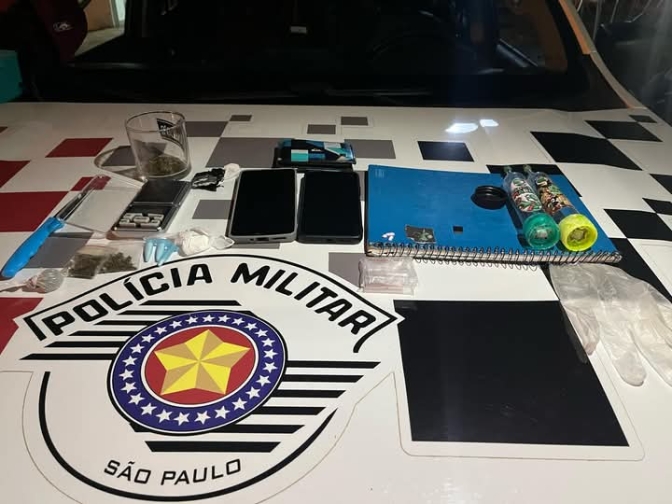 Polícia Militar de Ilha Solteira prende morador da zona norte por tráfico de drogas