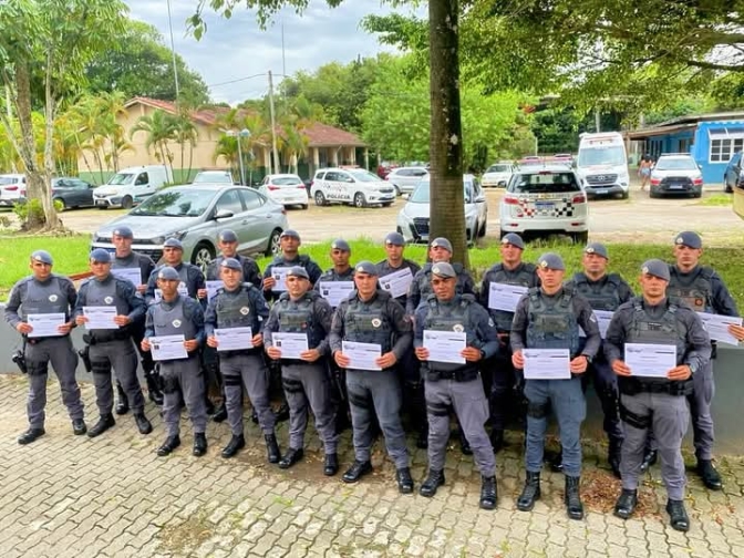 NOVOS POLICIAIS MILITARES DO CPI-8 DE PRESIDENTE PRUDENTE SE DESTACAM NA OPERAÇÃO VERÃO EM MONGAGUÁ