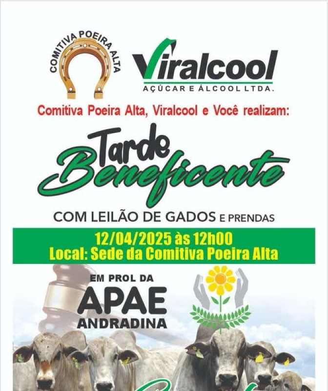 Comitiva Poeira Alta de Nova Independência pede doações para evento em Prol da APAE de Andradina