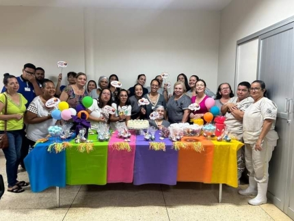 Santa Casa de Araçatuba celebrou o aniversário dos colaboradores do mês de outubro