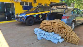 Polícia Rodoviária Federal apreende 327,2 kg de maconha na BR 158 em Três Lagoas