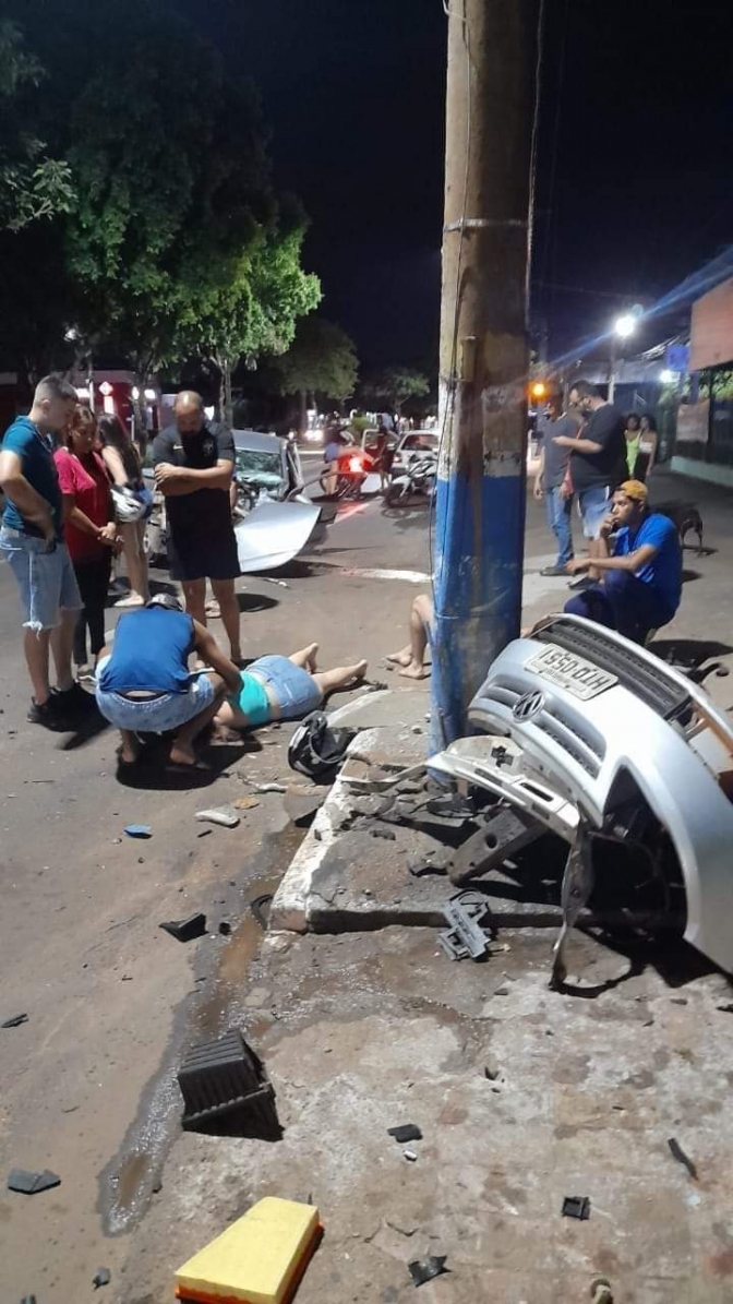 GRAVE ACIDENTE NA MADRUGADA DESTE SÁBADO EM TRÊS LAGOAS MS