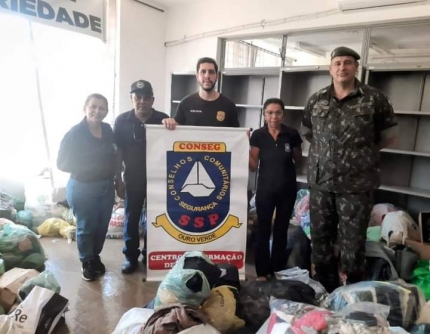 POLÍCIA CIVIL PARTICIPA DE MAIS UMA EDIÇÃO DA “CAMPANHA DO AGASALHO” EM OURO VERDE