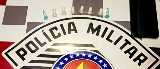 DESOCUPADO PRESO POR TRÁFICO PELA POLÍCIA MILITAR DE MIRANDOPOLIS